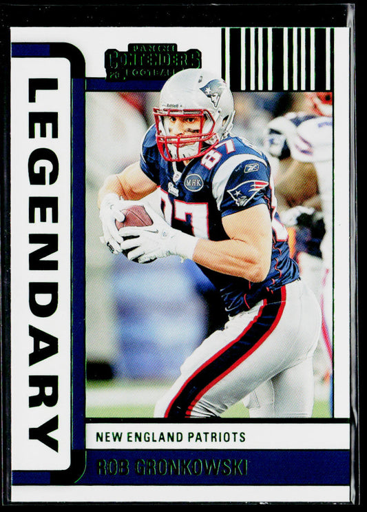 Rob Gronkowski 2022 Panini Contenders Legendary Contenders Emerald #LGD-RGR