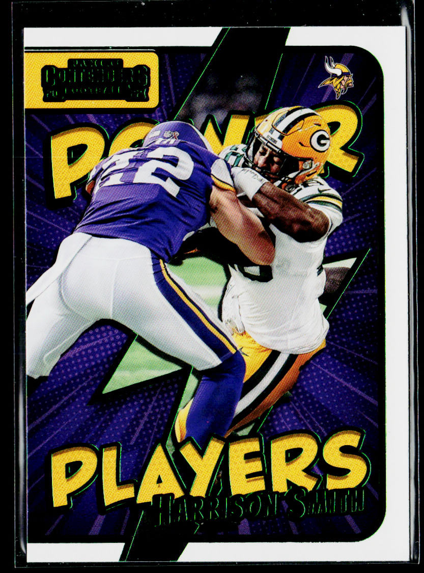 Harrison Smith 2022 Panini Contenders Power Players Emerald #PWR-HSM