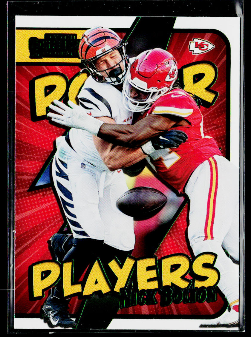 Nick Bolton 2022 Panini Contenders Power Players Emerald #PWR-NBO