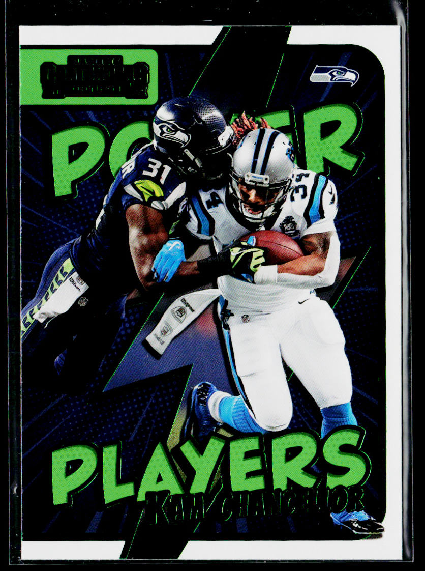 Kam Chancellor 2022 Panini Contenders Power Players Emerald #PWR-KCH