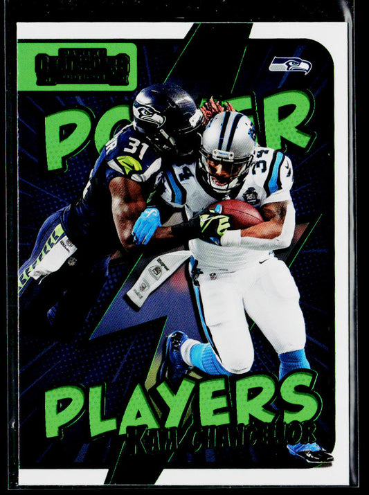 Kam Chancellor 2022 Panini Contenders Power Players Emerald #PWR-KCH