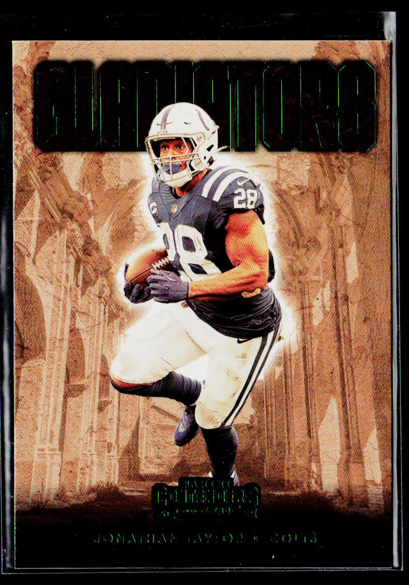 Jonathan Taylor 2022 Panini Contenders Gladiators Emerald #GLD-JTA Colts