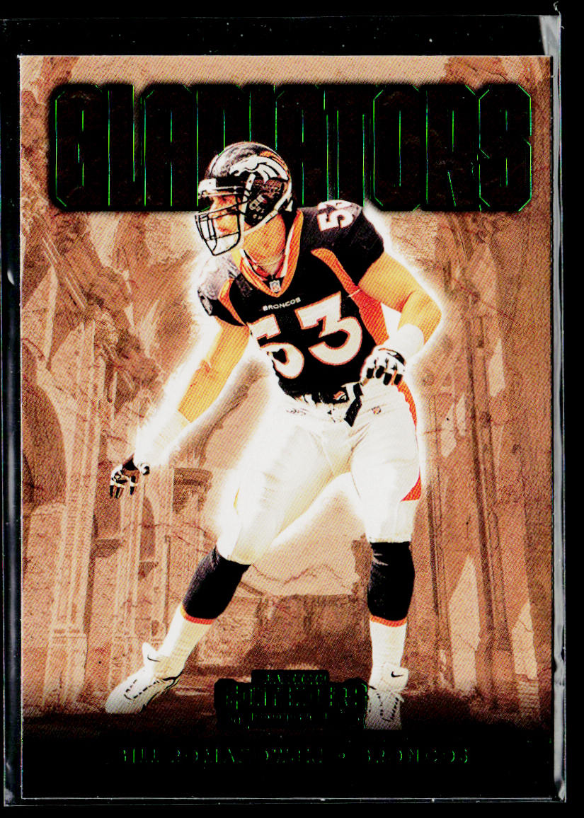 Bill Romanowski 2022 Panini Contenders Gladiators Emerald #GLD-BRO Broncos