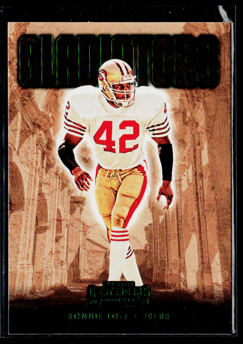 Ronnie Lott 2022 Panini Contenders Gladiators Emerald #GLD-RLO 49ers
