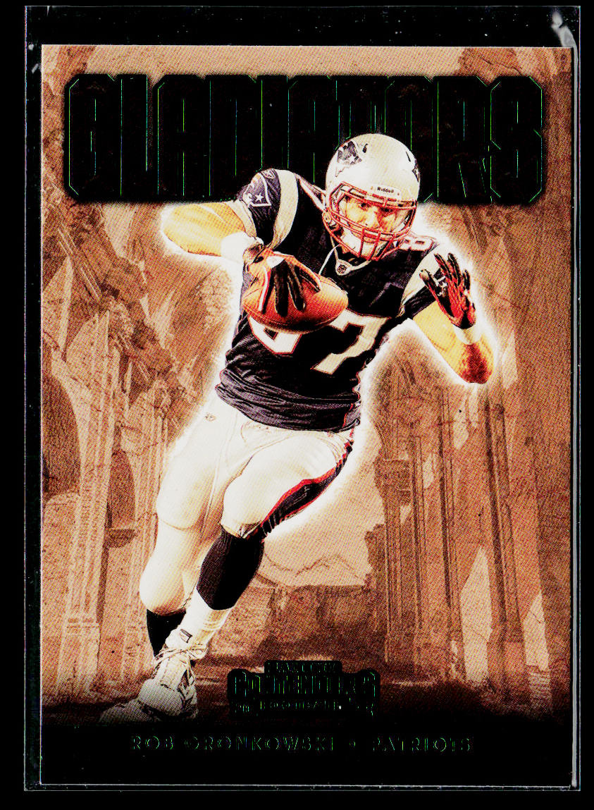 Rob Gronkowski 2022 Panini Contenders Gladiators Emerald #GLD-RGR Patriots