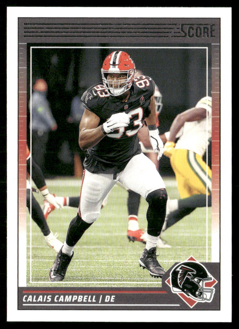 Calais Campbell 2024 Score #12 Atlanta Falcons