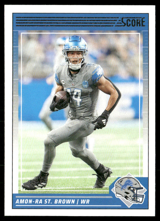 Amon-Ra St. Brown 2024 Score Gold Zone #93 SN Detroit Lions