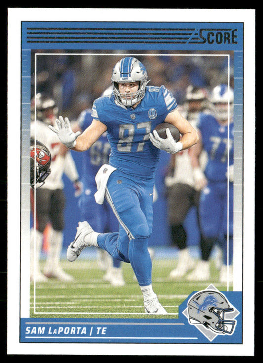 Sam LaPorta 2024 Score Orange #95 Detroit Lions