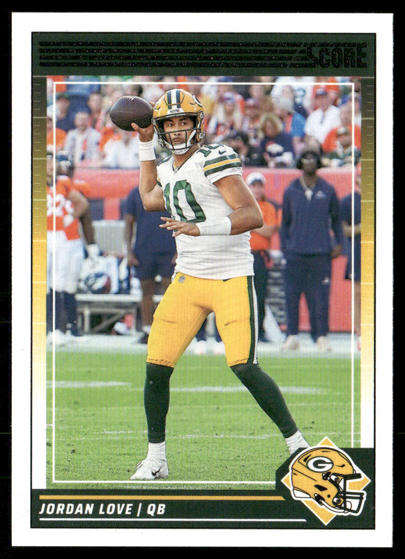 Jordan Love 2024 Score #102 Green Bay Packers