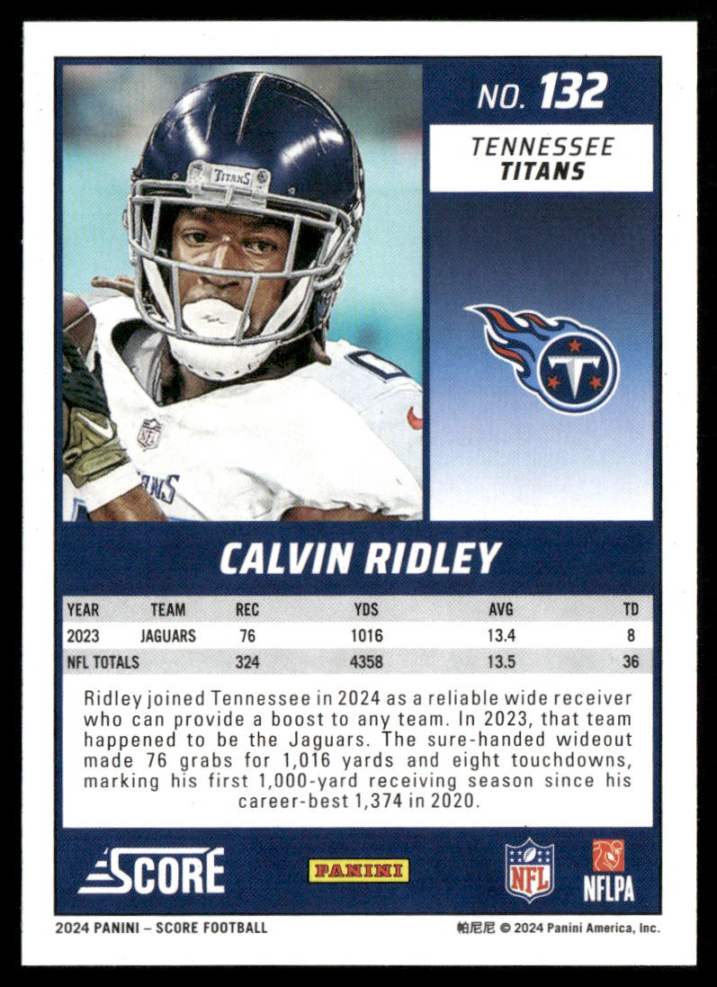 Calvin Ridley 2024 Score #132 Tennessee Titans