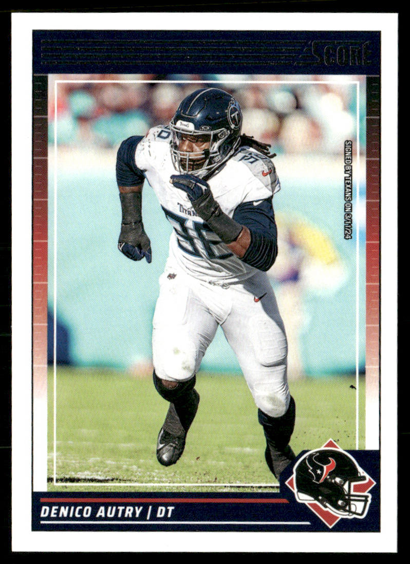 Denico Autry 2024 Score #277 Houston Texans
