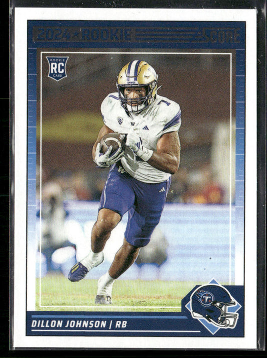 Dillon Johnson 2024 Score #301 RC Tennessee Titans