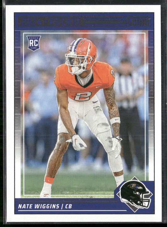 Nate Wiggins 2024 Score #320 RC Baltimore Ravens