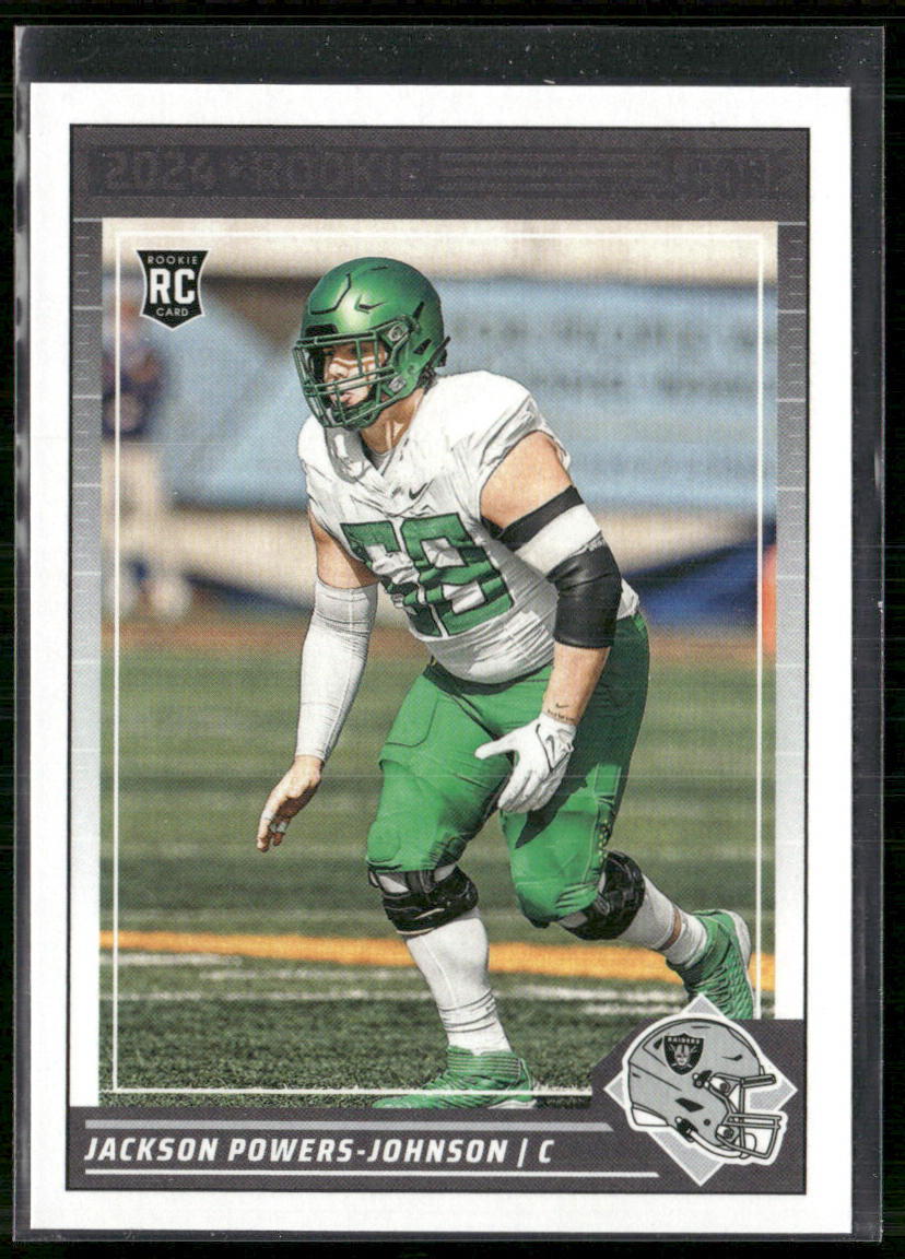 Jackson Powers-Johnson 2024 Score #321 RC Las Vegas Raiders