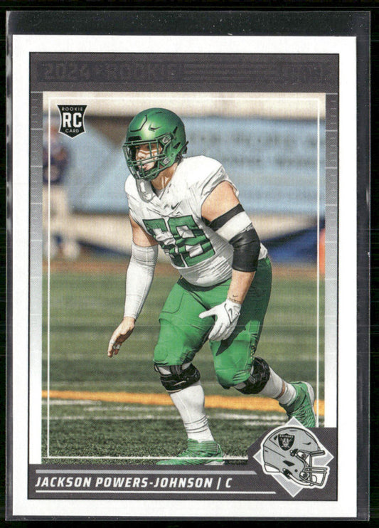 Jackson Powers-Johnson 2024 Score #321 RC Las Vegas Raiders