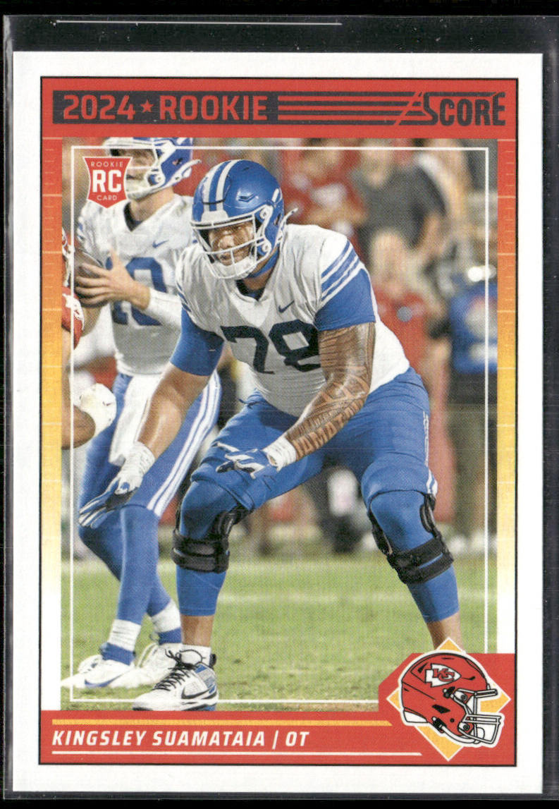 Kingsley Suamataia 2024 Score #331 RC Kansas City Chiefs