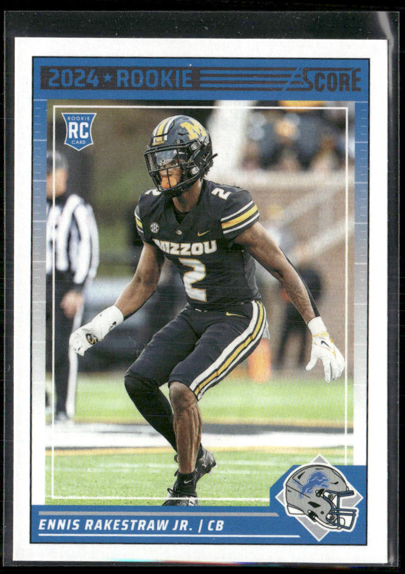 Ennis Rakestraw 2024 Score #335 RC Detroit Lions