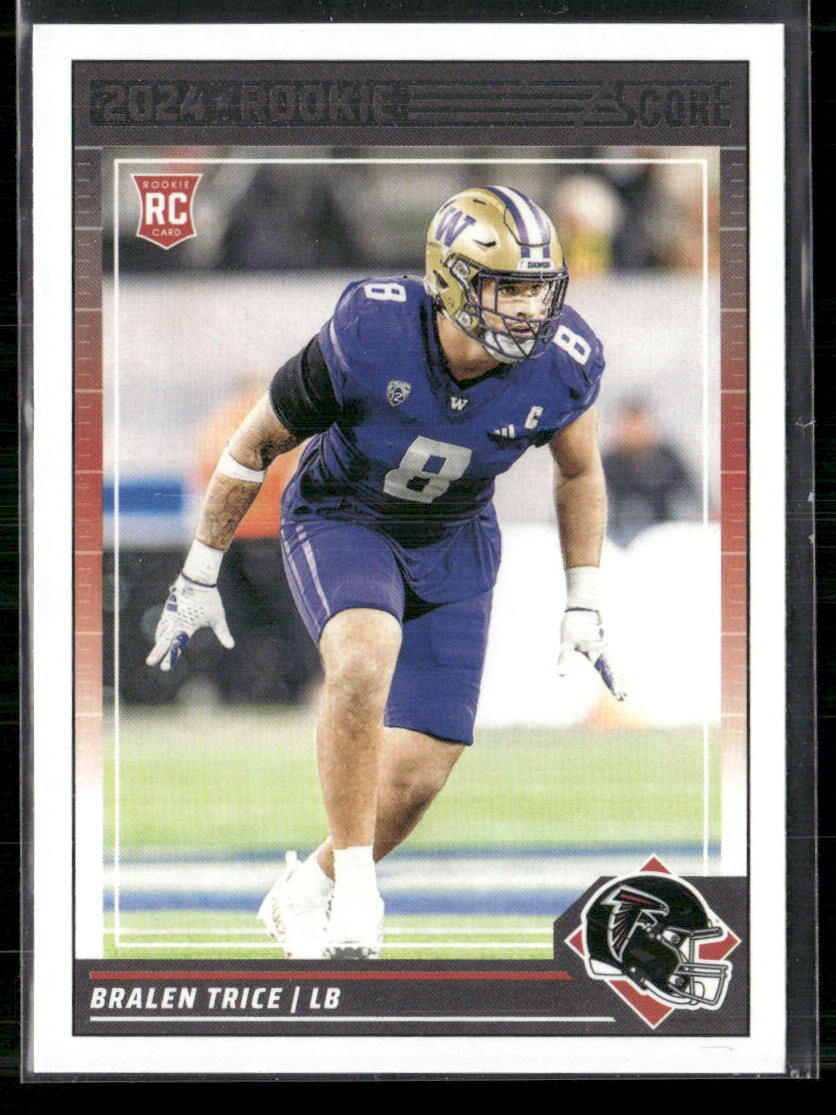 Bralen Trice 2024 Score #338 RC Atlanta Falcons