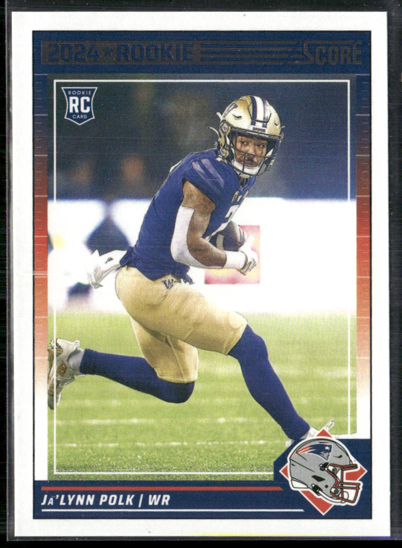 Ja'Lynn Polk 2024 Score #356 RC New England Patriots