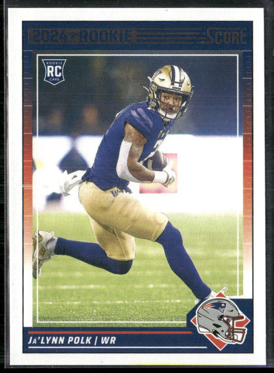 Ja'Lynn Polk 2024 Score #356 RC New England Patriots
