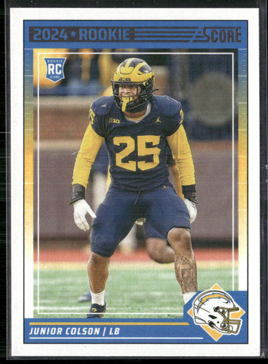 Junior Colson 2024 Score #359 RC Los Angeles Chargers