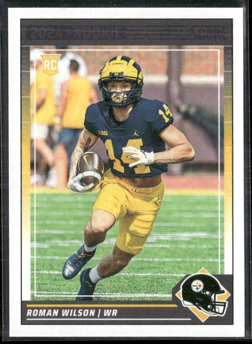 Roman Wilson 2024 Score #360 RC Pittsburgh Steelers