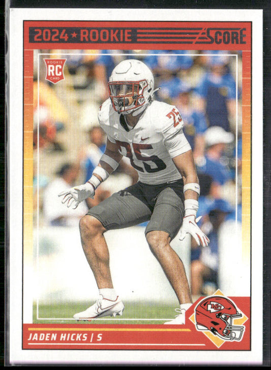 Jaden Hicks 2024 Score #362 RC Kansas City Chiefs