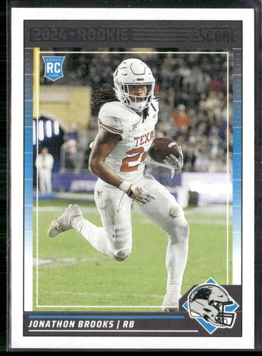Jonathon Brooks 2024 Score #365 RC Carolina Panthers