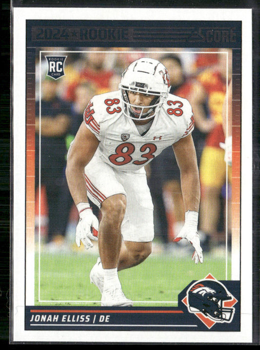 Jonah Elliss 2024 Score #371 RC Denver Broncos