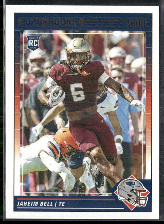 Jaheim Bell 2024 Score #384 RC New England Patriots