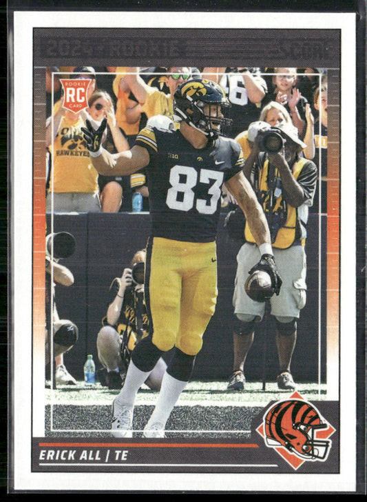 Erick All 2024 Score #386 RC Cincinnati Bengals