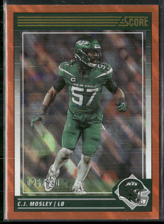 C.J. Mosley 2024 Score Lava #223 SN New York Jets