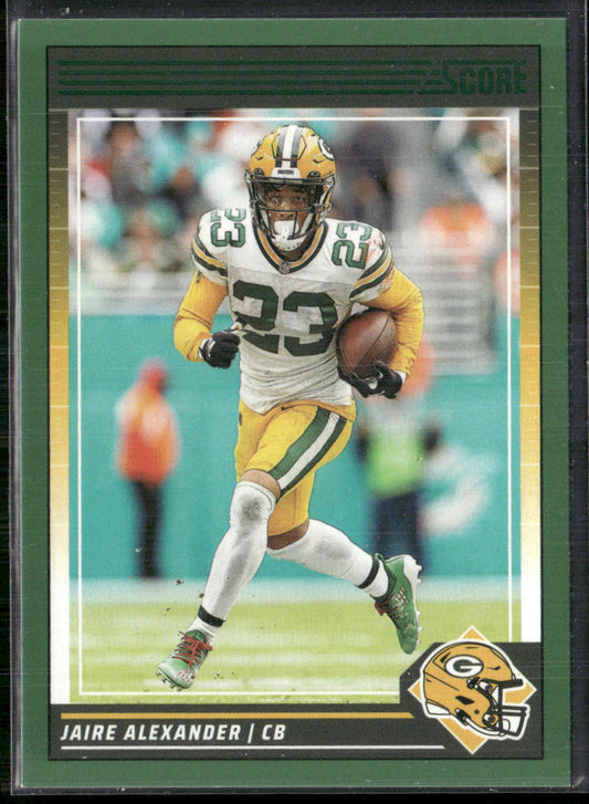 Jaire Alexander 2024 Score Green #100 Green Bay Packers