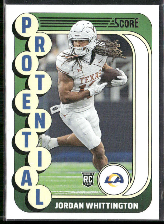 Jordan Whittington 2024 Score Protential #5 Los Angeles Rams