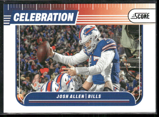 Josh Allen 2024 Score Celebration #C-JAN Buffalo Bills