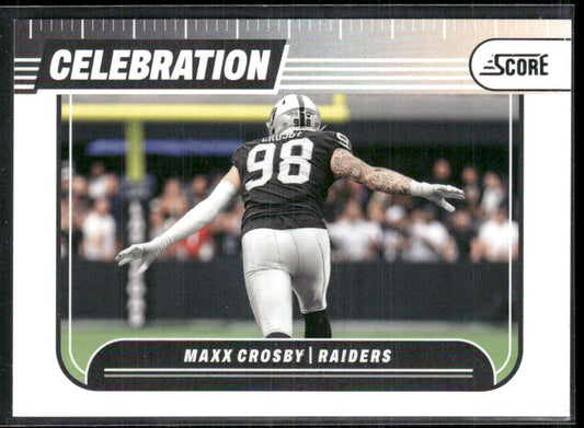 Maxx Crosby 2024 Score Celebration #C-MCY Las Vegas Raiders