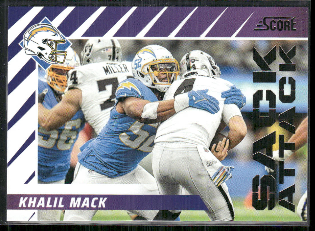 Khalil Mack 2024 Score Sack Attack #9 Los Angeles Chargers