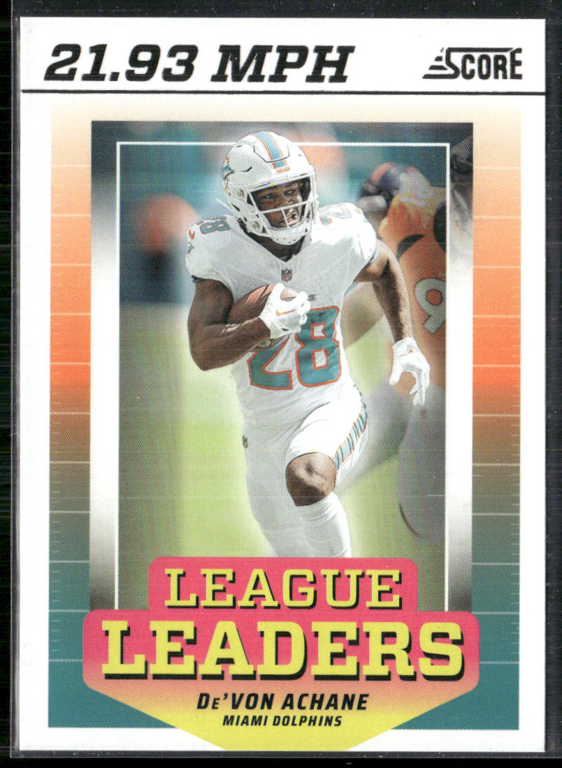 De'Von Achane 2024 Score League Leaders #LL-DAE Miami Dolphins