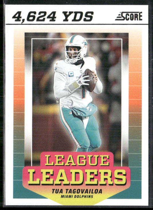 Tua Tagovailoa 2024 Score League Leaders #LL-TTA Miami Dolphins