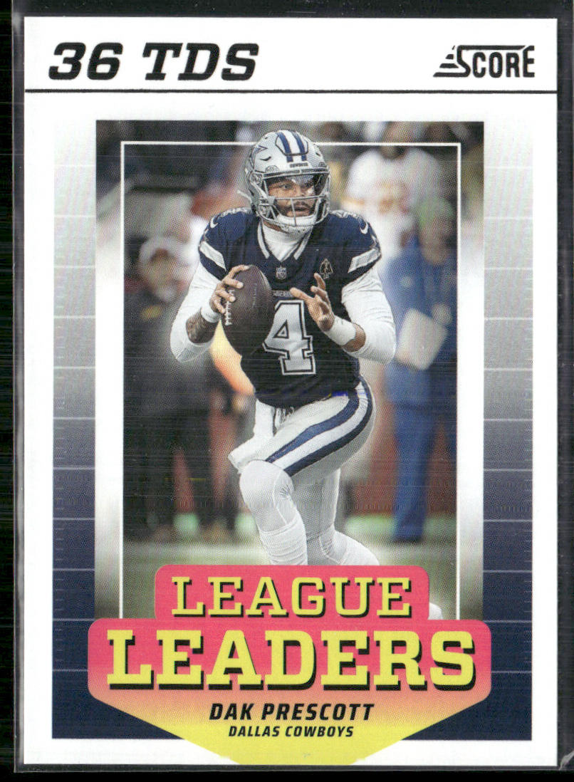 Dak Prescott 2024 Score League Leaders #LL-DPT Dallas Cowboys