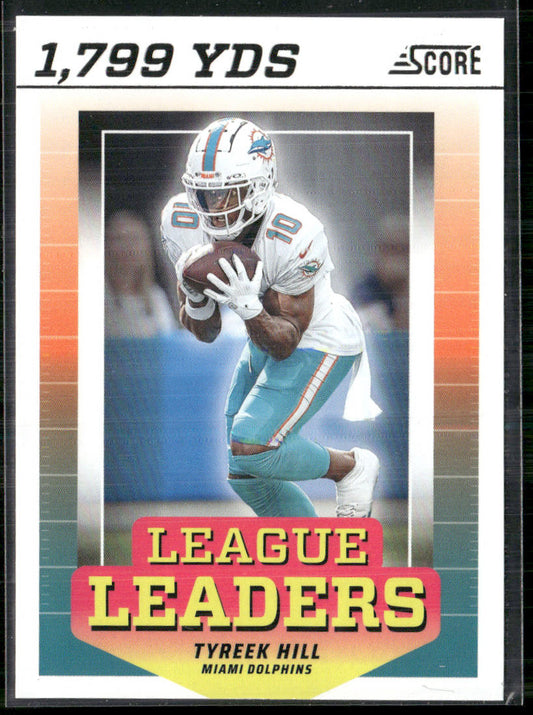 Tyreek Hill 2024 Score League Leaders #LL-THL Miami Dolphins