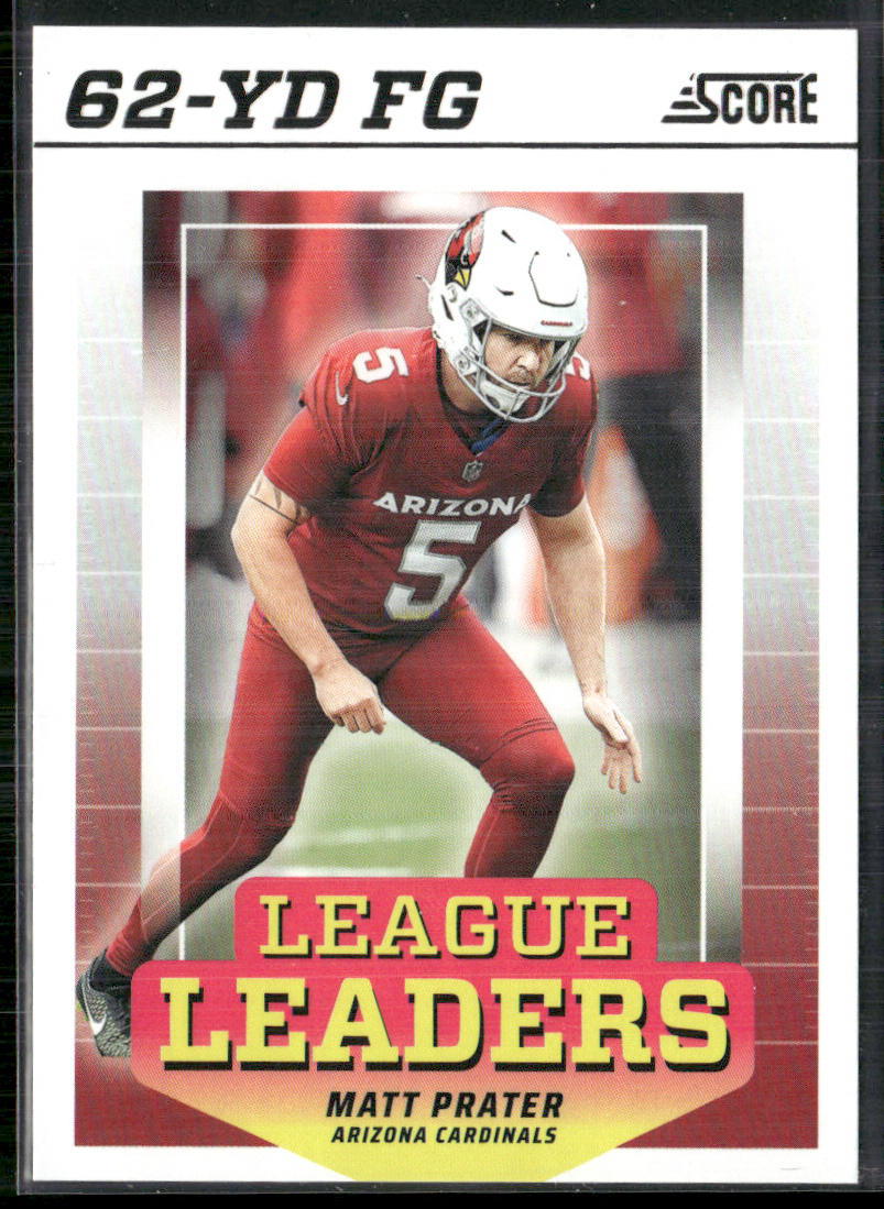 Matt Prater 2024 Score League Leaders #LL-MPR Arizona Cardinals