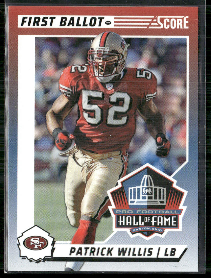 Patrick Willis 2024 Score First Ballot #2 San Francisco 49ers