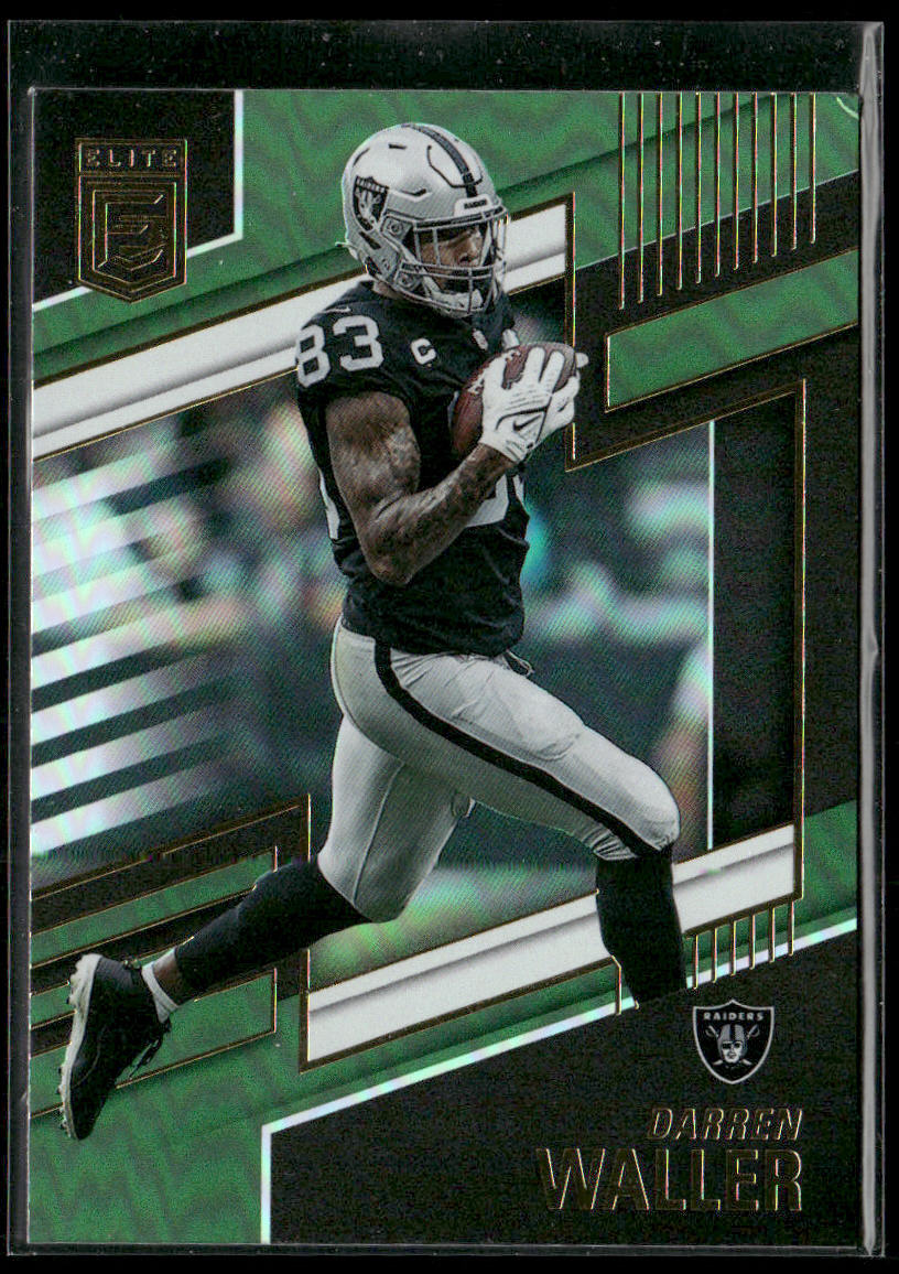 Darren Waller 2022 Donruss Elite Green #93 Las Vegas Raiders