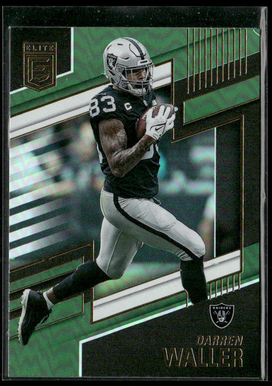 Darren Waller 2022 Donruss Elite Green #93 Las Vegas Raiders