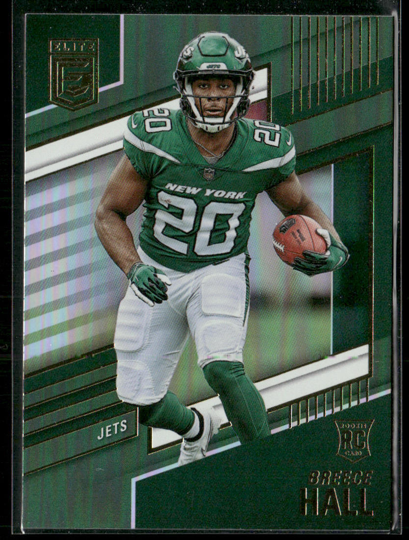 Breece Hall 2022 Donruss Elite Green #108 RC New York Jets