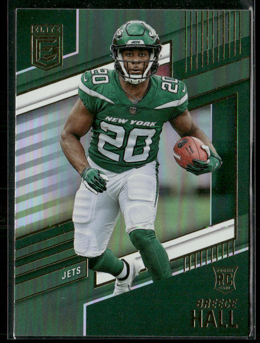 Breece Hall 2022 Donruss Elite Green #108 RC New York Jets