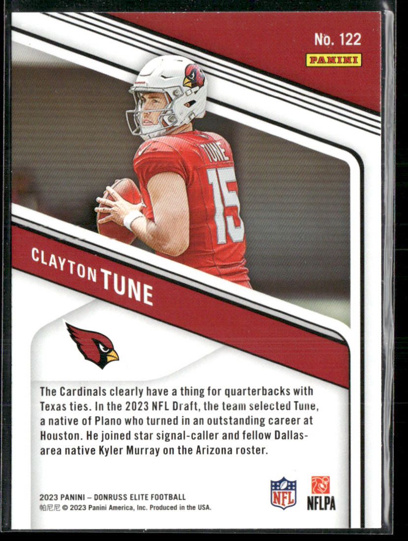 Clayton Tune 2023 Donruss Elite Pink #122 RC Arizona Cardinals