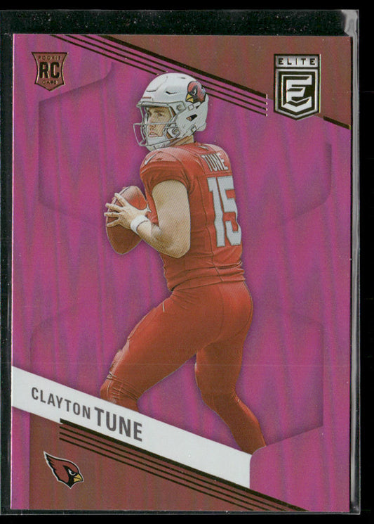 Clayton Tune 2023 Donruss Elite Pink #122 RC Arizona Cardinals
