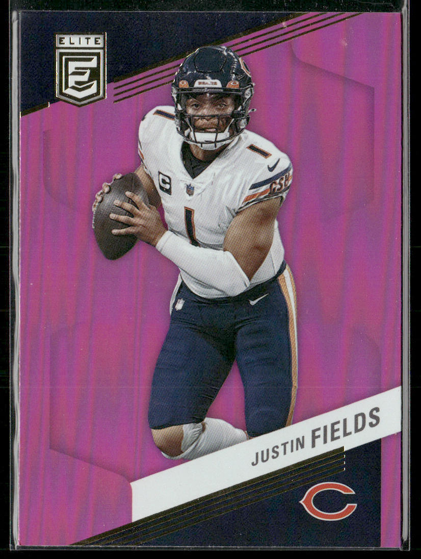 Justin Fields 2023 Donruss Elite Pink #60 Chicago Bears